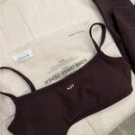 437  espresso v leggings micro bra set Photo 2