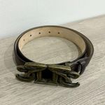 Roberto Cavalli Large Buckle Medium Width Leather Belt Black Size 54 / 105 Photo 5