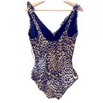 DKNY Ruffle Neck Swimsuit Photo 1