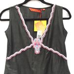 Haute Curry New With Tags S Exotic Designer Tank Top Women’s Shirt Photo 2