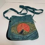 Peace Patchwork Crossbody Denim Purse Bag Multiple Photo 1