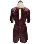 American Eagle  Romper Small Velvet Y2k 90's Festival Gothic Punk Rock Whimsigoth Photo 3