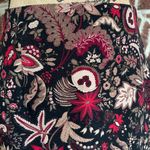 VINTAGE briggs petite black paisley maxi skirt Size 8P Photo 1