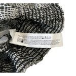 ZARA Sheer Black & White Button Front Ruffles Top Size Medium | 44-52 Photo 3