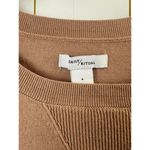 Daily Ritual from Anthropologie Tan Cotton Blend Sweater Photo 3