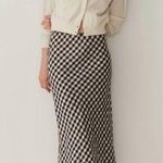 Doen gingham Black and White Skirt NEW Size XL Photo 0