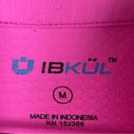 IBKUL Women's Long Sleeve Quarter Zip Mesh Cooling Pullover Top Pink Size Medium Photo 3