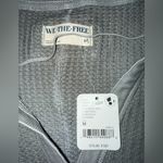 Free People  Mineral Gray Knit Top Photo 1
