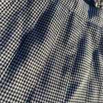 STAR C.C.C. City Clothing Co. Pleated Houndstooth Skirt Black Size 2 Photo 1