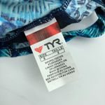TYR Womens Twist Bra Tankini Swim Top Lined Built In Cups Blue Size 8 Photo 6
