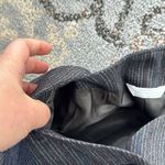 Vintage Gilmor Pinstripe Skirt Suit Set Gray 16 Photo 11