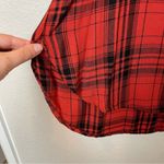 Universal Threads UNIVERSAL THREAD Burnt Orange & Black Plaid 1/4 Button Down Shirt Size M Photo 3