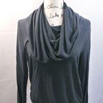 CAbi  #3231 Charcoal Gray Modern Recess Soft Stretch Hooded Top M Photo 2