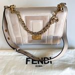 Fendi Authentic Embossed Kan U Bag in Nude Photo 5