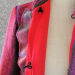 Hand Crafted marled striped blazer size small Photo 5