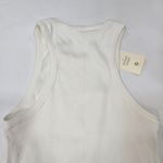 Tularosa  Green The Maya Racer Tank in Ivory Large Photo 10