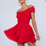 Princess Polly Red Romper Photo 0