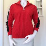 Nike red with black & white long sleeve jacket Photo 0