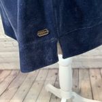 DKNY  SPORT Top Velour Oversized Wide Sleeve Navy-Medium Photo 3