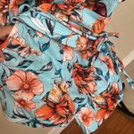 Agua Bendita  X Revolve Linnea Romper‎ in Doux Blue Floral NWT size S Photo 6