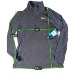 Columbia NEW  Women’s Dark Blue Fleece Light Weight Pullover Quarter Zip | L Photo 6