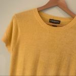 Vintage World Republic Soft Butter Buttery Yellow Rayon Blend Sweater Large L Photo 1