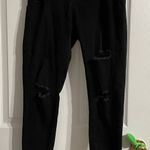 Blue Savvy  black distressed skinny jeans Photo 0