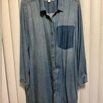 Calvin Klein  button front Shirt-dress size large, perfect condition, never worn Photo 0