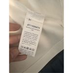 Womens Tops Floral Applique Ruffle Hem Frill Trim Top White Size L Photo 5