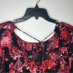 Free People NWT  Up For Anything Western Floral Sheer Top Photo 6