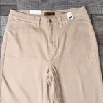 Judy Blue  High Waist Wide Leg Light Tan Crop Jeans Photo 2