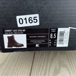 Sorel  Women's Lennox Leather Lace-Up STKD WP Boots US8.5 Black / Sea Salt $190 Photo 11