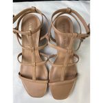 Anne Klein  Women's Tan Strappy Shoes/ Sandals/Heel 2.5' Size 8.5 SKU 3499 Photo 1