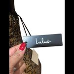 Lulus NWT Lulu’s Gold/Brown/Silver Sequin Evening Dress Photo 2