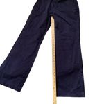 Lands' End Dark Navy Blue Wide Leg Pants Size 2 Pockets Business Career Basic Photo 11
