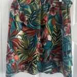 Loft  Women's Large Tropical Skirt Pull On Elastic Waist Resort‎ Vacation Boho Photo 0