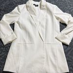 Love Tree  size medium women’s off white blazer office corpcore shoulder pads Photo 2