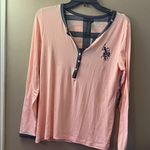 U.S. Polo Assn. Light Pink Long Sleeve Blouse Photo 0