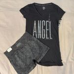 Victoria's Secret Victoria’s Secret Shirt and bike shorts set Photo 1