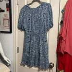 Parker π NWT Soliana Silk Blend Tiger Stripe Ruched Dress Photo 3