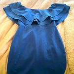 Parker black dress size 8 thick flattering fabric Photo 0