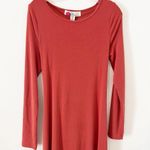 Free People Aubre Long Sleeve Stretch Open Back Chili Oil Maxi Dress Medium NWT Photo 6