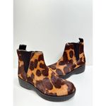 Louise et Cie  Zareb Genuine Calf Hair Womens 5.5 Platform Bootie Cognac Boots Photo 3