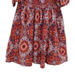 Paper Crane Boho Peasant Cold Shoulder Dress Photo 7