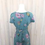 Toad & Co Womens Wrap Dress Size S Green Floral Boho Cottage Outdoor Casual Photo 6