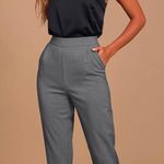 Lulus Gray Kick It Trouser Photo 0