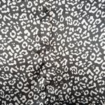 Sincerely Jules New Gray Leopard Print Satin Button Down Size Medium Photo 1