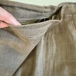 Vintage Robyn Meredith Taupe Tan Rustic Butchers Linen Knit Flutter Skirt, sz. M Brown Size M Photo 10