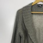 Wooden Ships  Gray Mohair and Wool Blend Open Front Cardigan Sweater Photo 2