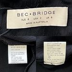 Bec & Bridge Kaia Cowl Maxi Dress Gown Bias-Cut Slit Black Size 2 NWT Photo 5